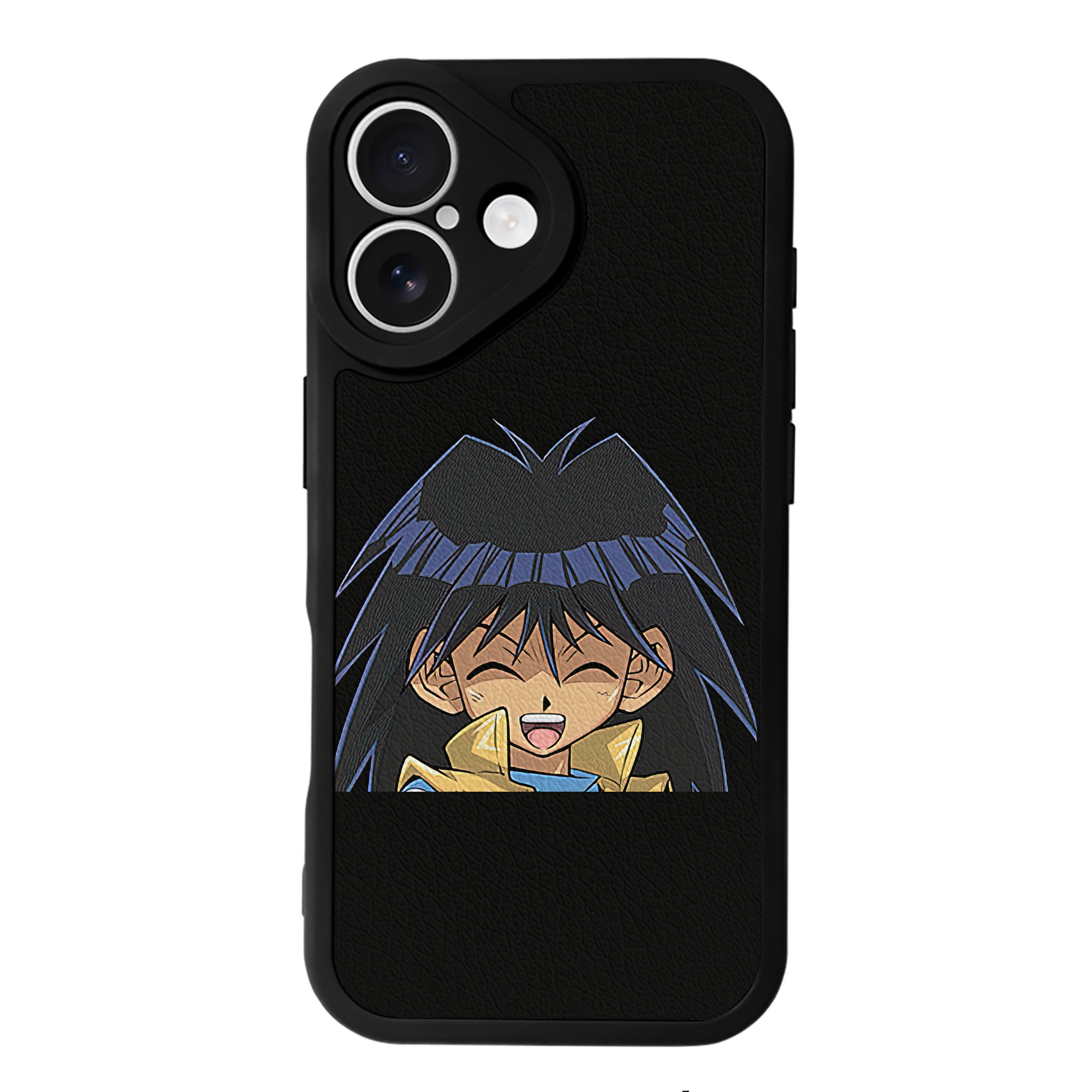 （画像用） 遊☆戯☆王 Yu-Gi-Oh! 【iPhone 16シリーズ対応】シリコンスマホケース（レザー調） 材質：シリコン